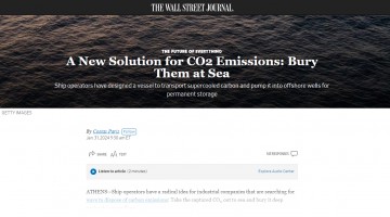 A New Solution for CO2 Emissions: Bury Them at Sea