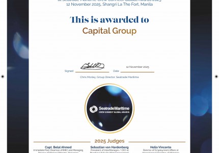 π WINNER - Training and Safety at Sea Award π