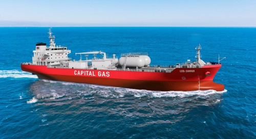 Capital Gas Ship Management Corp. announces the order of the two first-ever 22,000cbm liquid CO2 (LCO2) carrier newbuildings.